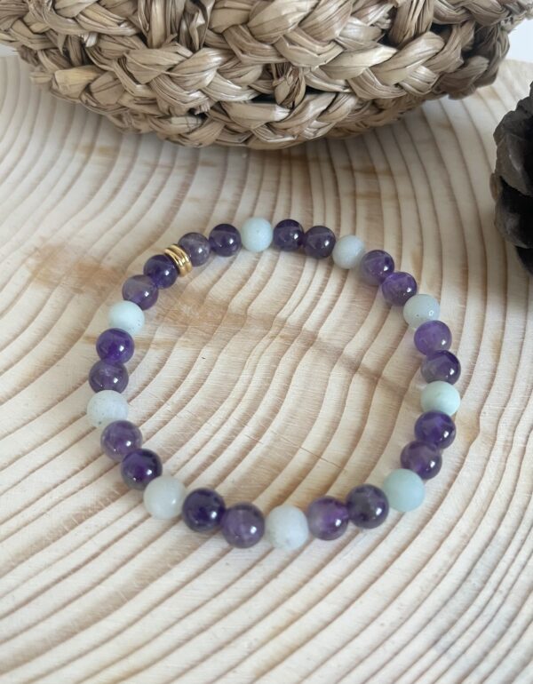 Bracelet Amethyste/Amazonite