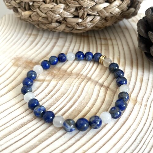 Bracelet Lapis Lazuli/Pierre de lune