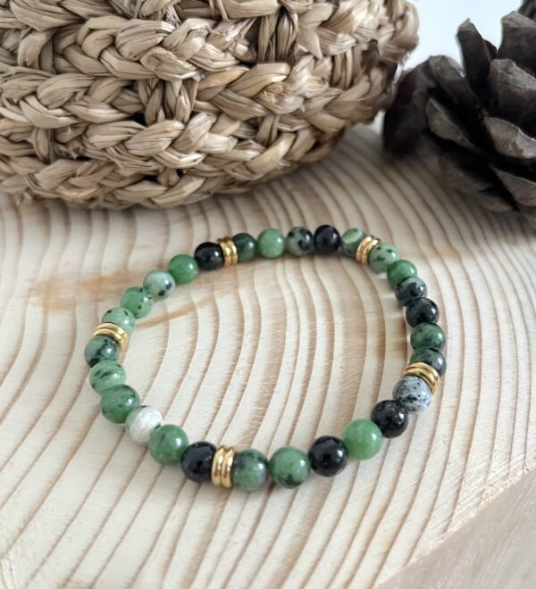 Bracelet Rubis Zoïsite