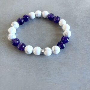 Bracelet Amethyste/Howlite
