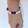 Bracelet Amethyste/Howlite