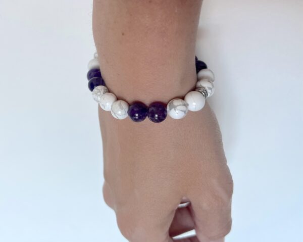 Bracelet Amethyste/Howlite