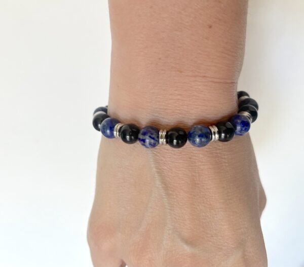 Bracelet Onyx/Lapis Lazuli