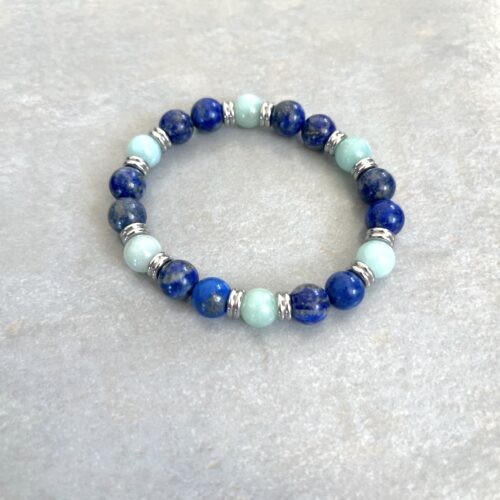 Bracelet Lapis Lazuli et Amazonite