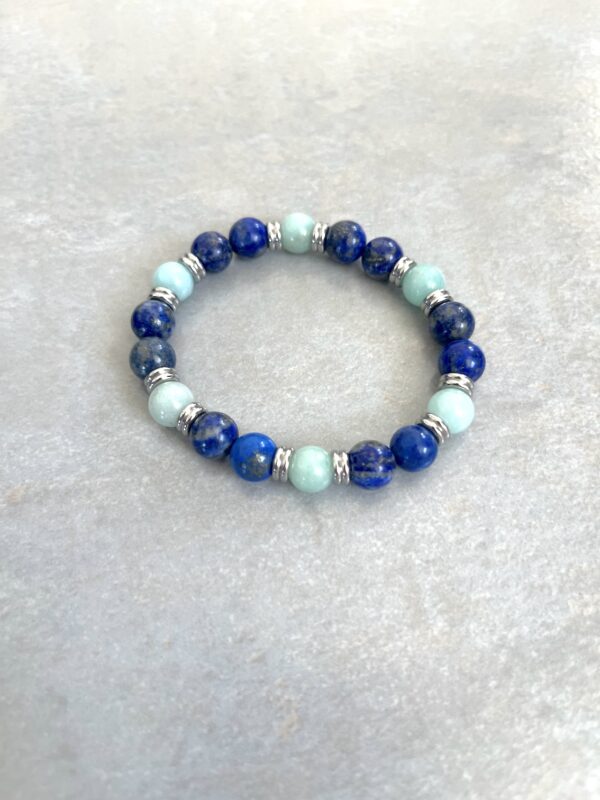 Bracelet Lapis Lazuli et Amazonite