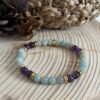 Bracelet Amazonite/Amethyste