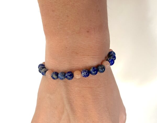 Bracelet Lapis Lazuli/Pierre de Lune